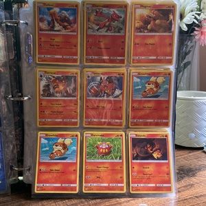 Orange Pokémon cards